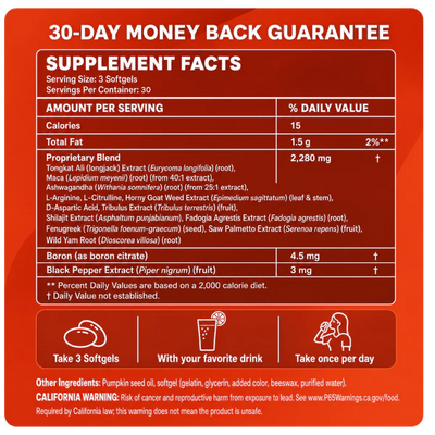 Testosterone Advanced 15-in-1 Complex