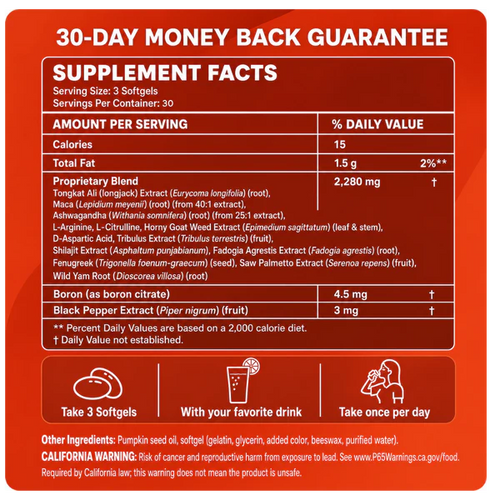 Testosterone Advanced 15-in-1 Complex