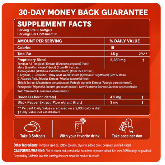 Testosterone Advanced 15-in-1 Complex