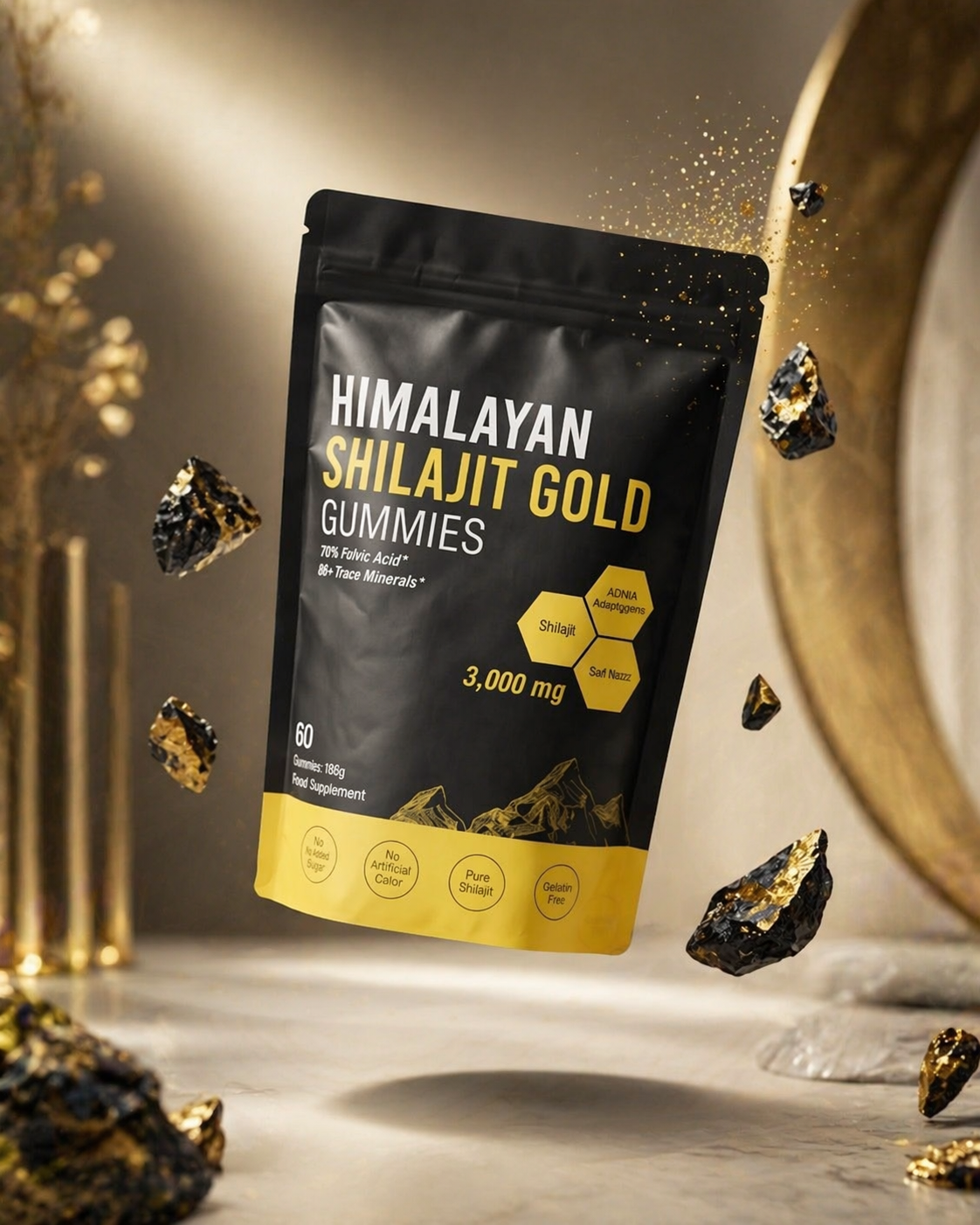 TRY PRIMAL PEAK Pure Himalayan Shilajit Gummies