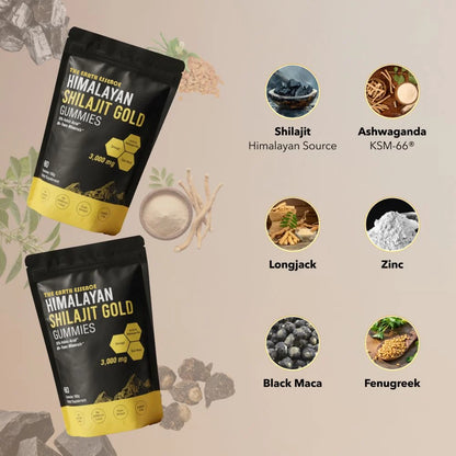 TRY PRIMAL PEAK Pure Himalayan Shilajit Gummies